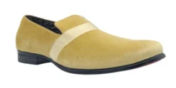 (10½ & 12) Canary Yellow Solid Velvet Loafer