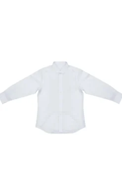 (15½ 34/35) Regular Fit Wingtip Collar Pin Pleated Tuxedo Shirt - White