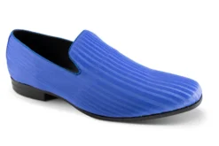 (11) Royal Blue Vertical Pattern Loafer