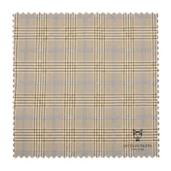 Alexander Collection - Regular Fit Beige Glen Plaid Double Breasted 2-Piece Suit