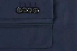 Bevagna Collection - Blue 100% Virgin Wool Regular Fit Pick Stitched 2 Piece Suit