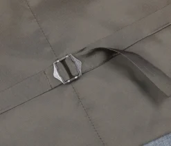 Bevagna Collection - Wool Suit Dress Vest 5 Buttons Regular Fit In Light Gray