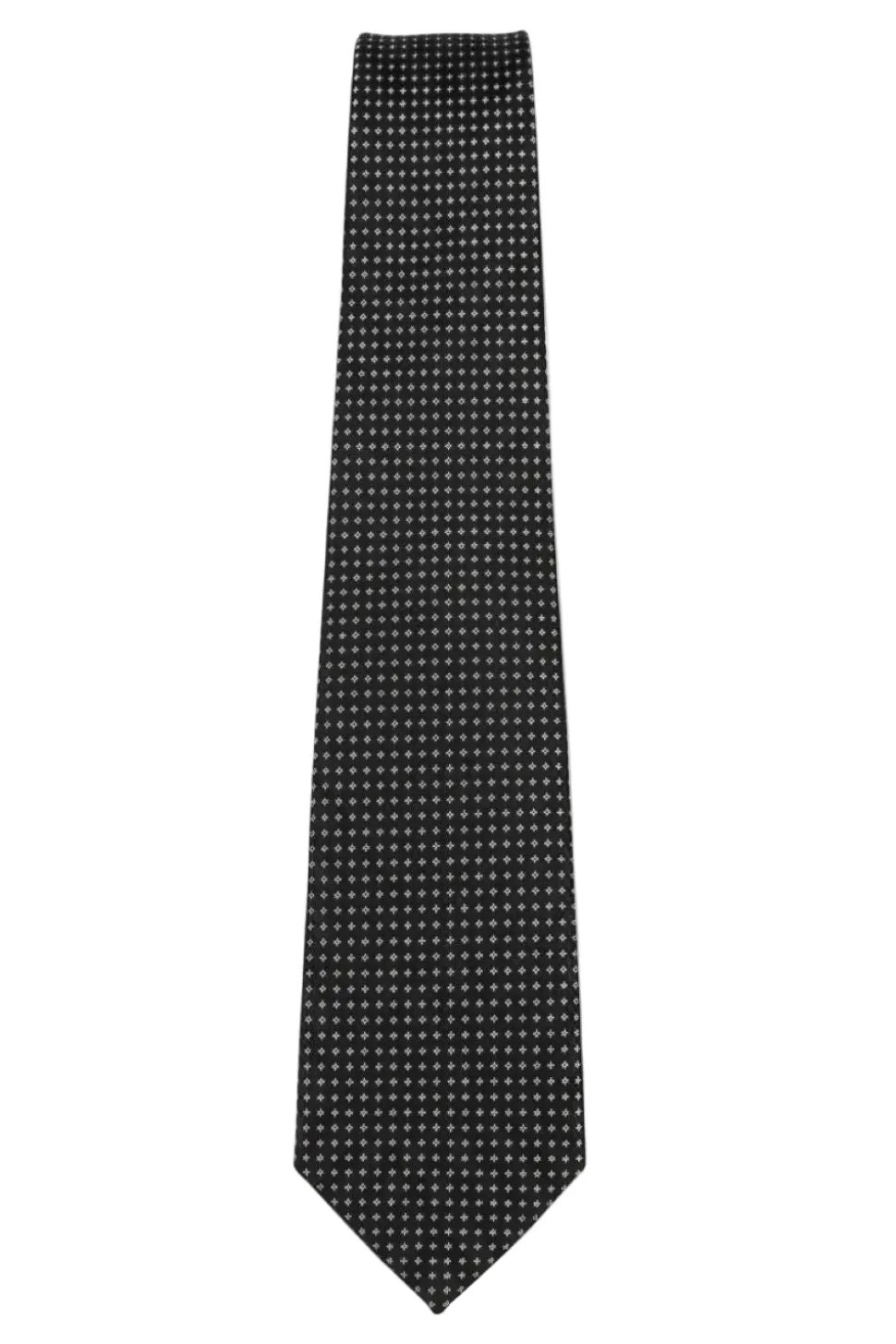 Black Geometric Pattern Tie