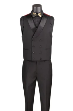 Black Gold Modern Fit 3 Piece Suit