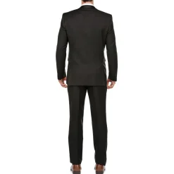 Black 2 Piece Tuxedo Shawl Lapel Slim Fit