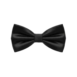 Black Satin Bow Tie