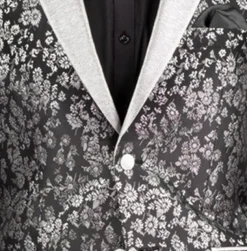 Black Sim Fit Tuxedo 2 Pieces with Matching Bow Tie