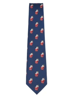Blue Santa Claus Holiday Edition Men's Neck Tie