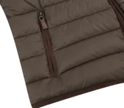 Brown Regular Classic Fit Goose Down Vest