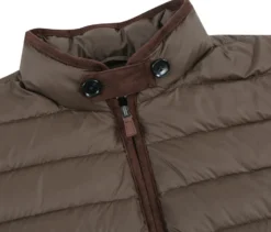 Brown Regular Classic Fit Goose Down Vest