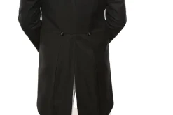 Classic Full Dress Tuxedo Tails 2 Piece Regular Fit In Black