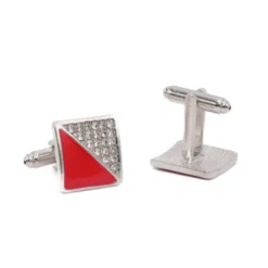 Diamond Rouge Split Cufflinks