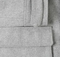 English Laundry Gray Slim Fit Wool Blend Short Coat