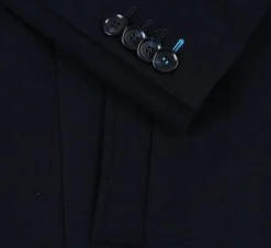 English Laundry Navy Fall/Winter Essential Slim Fit Overcoat Wool Blend