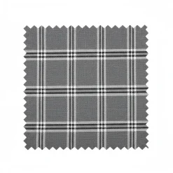 English Laundry Slim Fit Dimgray with White Check Suit