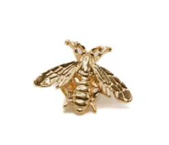Gold Bumble Bee Lapel Pin