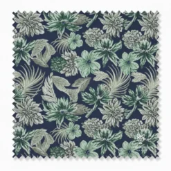 Green Slim Fit 3 Piece Floral Jacquard Tuxedo