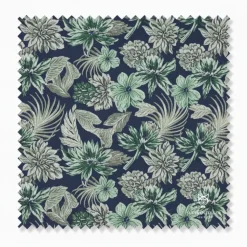 Green Slim Fit 3 Piece Floral Jacquard Tuxedo