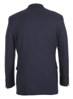 Half Canvas Stretch Wool Dress Suit Regular Fit 2 Piece in Navy