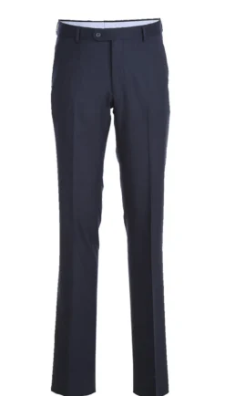 Half Canvas Stretch Wool Dress Suit Regular Fit 2 Piece in Navy