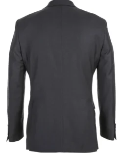 Half Canvas Wool Dress Suit Regular Fit 2 Piece in Charcoal