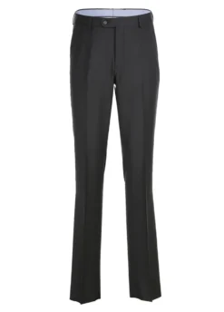 Half Canvas Wool Dress Suit Modern Fit 2 Piece in Black