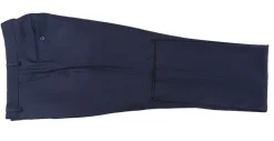 Half Canvas Stretch Wool Dress Suit Modern Fit 2 Piece in Navy
