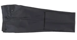 Half Canvas Wool Dress Suit Modern Fit 2 Piece in Black