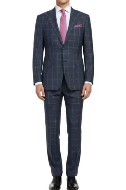 (48L) English Laundry Collection - Slim Fit 2 Piece Wool Blend Suit