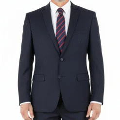 Lexington Collection - Navy Regular Fit 2 Piece Notch Lapel Suit