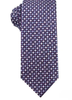 Light Purple Mini Check Pattern Tie