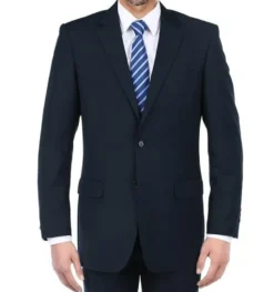 (Limited Sizes) 2 Piece Suit 2 Buttons Regular Fit In Dark Navy