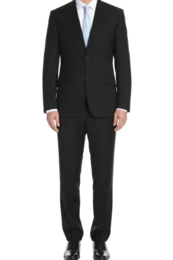 (Limited Sizes) Slim Fit 2 Piece Stretch Suit in Black