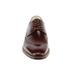 Lincoln Collection - Burgundy Leather Wingtip Lace-up Dress Shoes