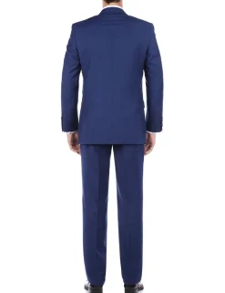 (38L) Regular Fit 2 Piece Blue Suit