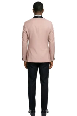 Mauve Slim Fit 2-Piece Double Breasted Shawl Lapel Tuxedo