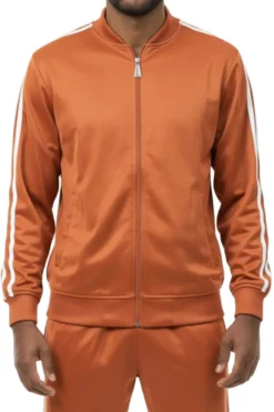 Men's Casual Jogging Set 2 Piece in Rust