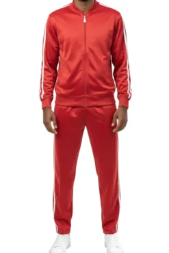 Men's Casual Jogging Set 2 Piece in Red