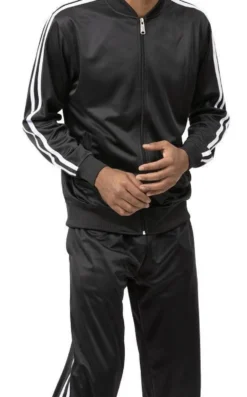 Men's Casual Jogging Set 2 Piece in Black
