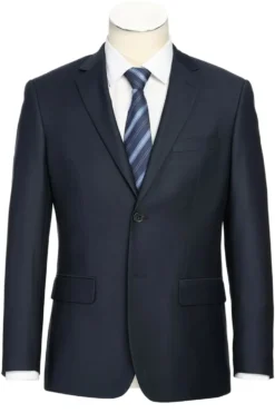 Men's Regular Fit Formal 2-Piece Suit - Blue