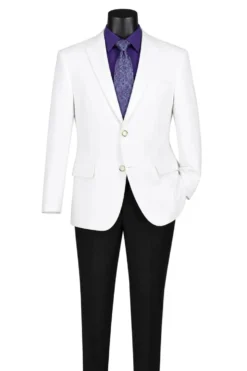 Men's White Regular Fit Everyday Blazer