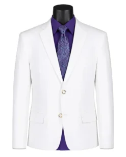 Men's White Regular Fit Everyday Blazer