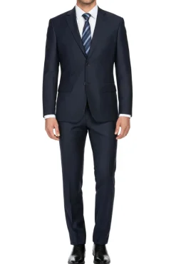Men's Regular Fit Formal 2-Piece Suit - Blue