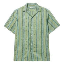 Men's Sage Embroidered Short Sleeve Shirt