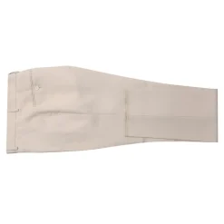 Men's Tan 2-Piece Slim Fit Linen Suit