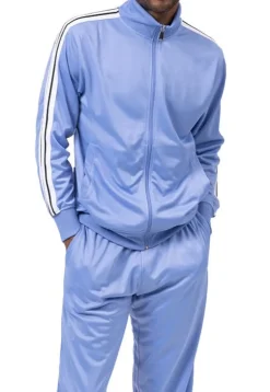 Men's Track Suit 2 Piece in Carolina Blue