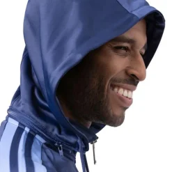 Men's Track Suit with Detachable Hood in Navy