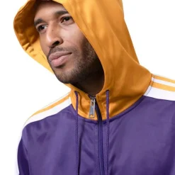 Men's Track Suit with Hood in Purple