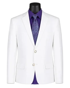 Men's White Regular Fit Everyday Blazer