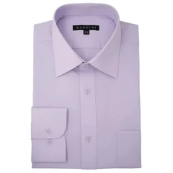 Modern Fit Dress Shirt Convertible Cuff in Lavender